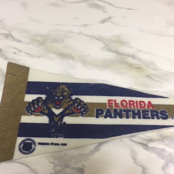 Calling All Hockey Fans! 🏒 Snag this Vintage Florida Panthers Pennant for Your - Picture 4 of 5